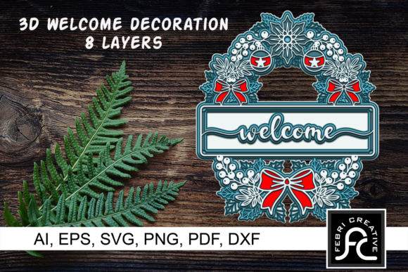 3D Christmas Welcome Decorations: A Brand Designer’s Review of 3D SVG Holiday Assets