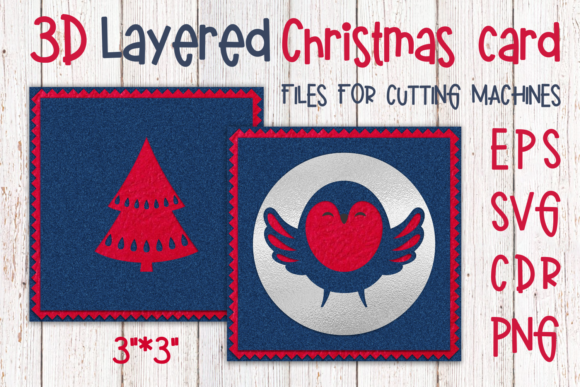 3D Layered Christmas Card with Bird: A Maker's Review