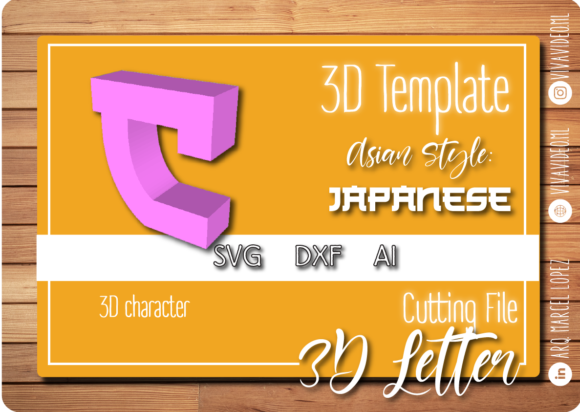 3D Letter Asian Style - C: A Stylish 3D SVG for Modern Branding and Marketing Visuals