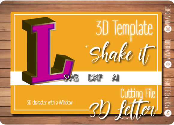3D Letter with Window L: 3D SVG Shapes Review