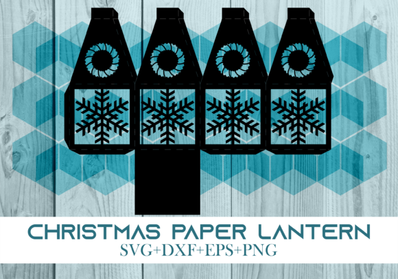 Christmas 3D SVG Lantern Series 0074 for Festive Digital Products