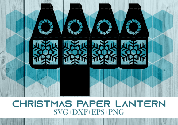 Christmas 3D SVG Lantern Series 0334 for Holiday Digital Products