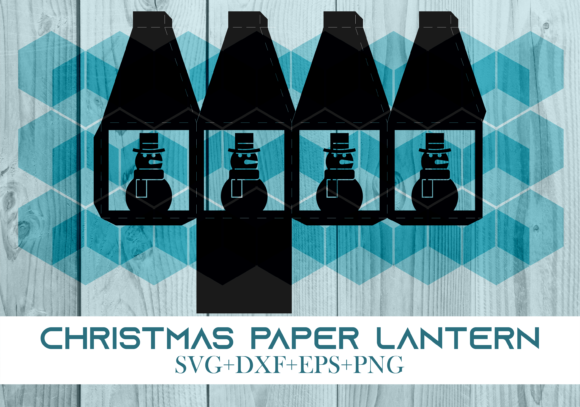 Christmas Paper Lantern Series 0011: A 3D SVG Touch for Holiday Editorial Design