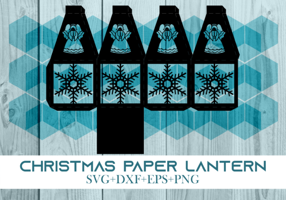 Christmas Paper Lantern Series 0147: A 3D SVG for Festive Web Design