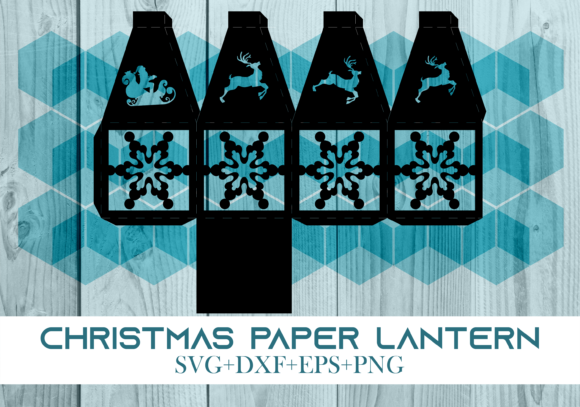Christmas Paper Lantern Series 0193: A 3D SVG That Brings Holiday Cheer to Brand Visuals