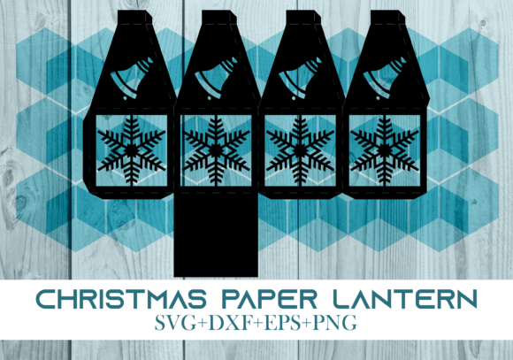 Christmas Paper Lantern Series 0211: A 3D SVG That Elevates Holiday Branding