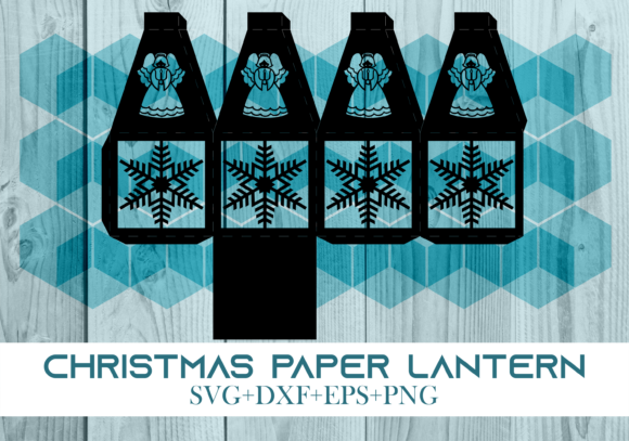 Christmas Paper Lantern Series 0212: A 3D SVG That Elevates Holiday Content Design