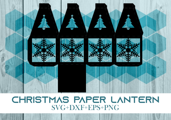 Christmas Paper Lantern Series 0218: A Festive 3D SVG for Local Branding and Packaging