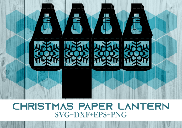 Christmas Paper Lantern Series 0331: A 3D SVG with Holiday Charm for Creative Designers
