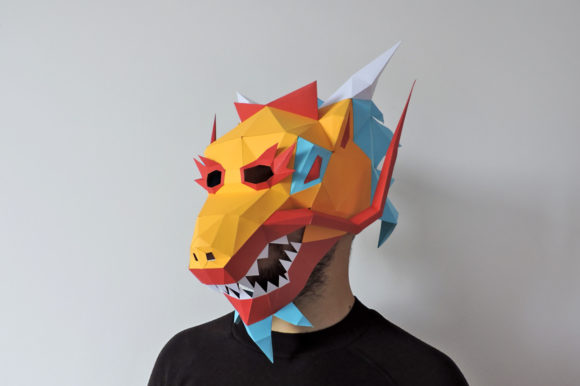 DIY Chinese Dragon Mask 3D SVG Shapes Review