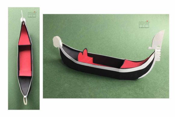 Gondola 3D SVG: Elegant Shapes for Crafters