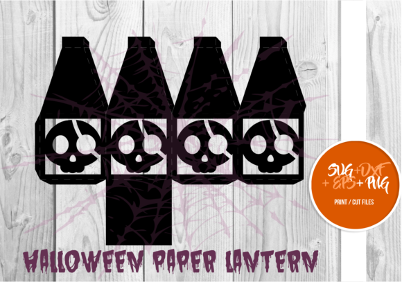 Halloween Paper Lantern Series 036: 3D SVG Shapes