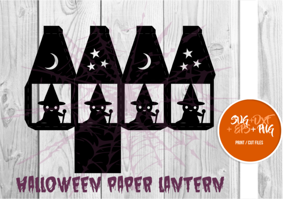 Halloween Paper Lantern Series 104: A 3D SVG Shape That Elevates Seasonal Design Projects