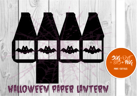 Halloween Paper Lantern Series 131: 3D SVG Shapes